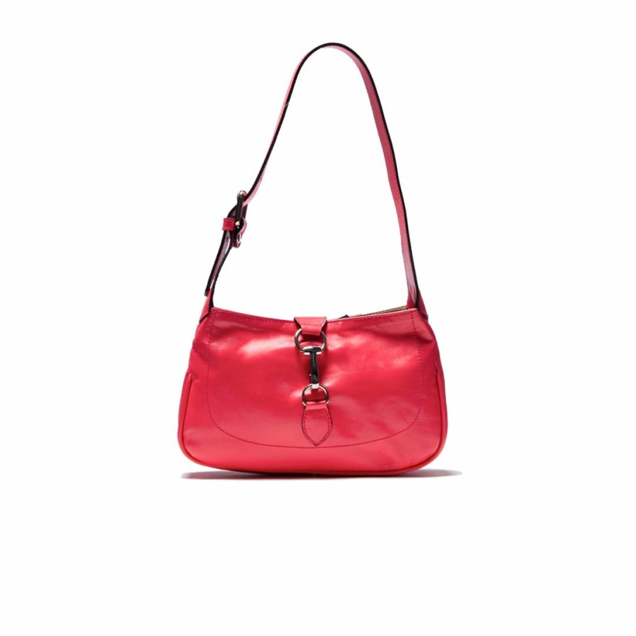 Bags L'Intervalle | L'Intervalle Mini Hedy Women Hot Pink Leather