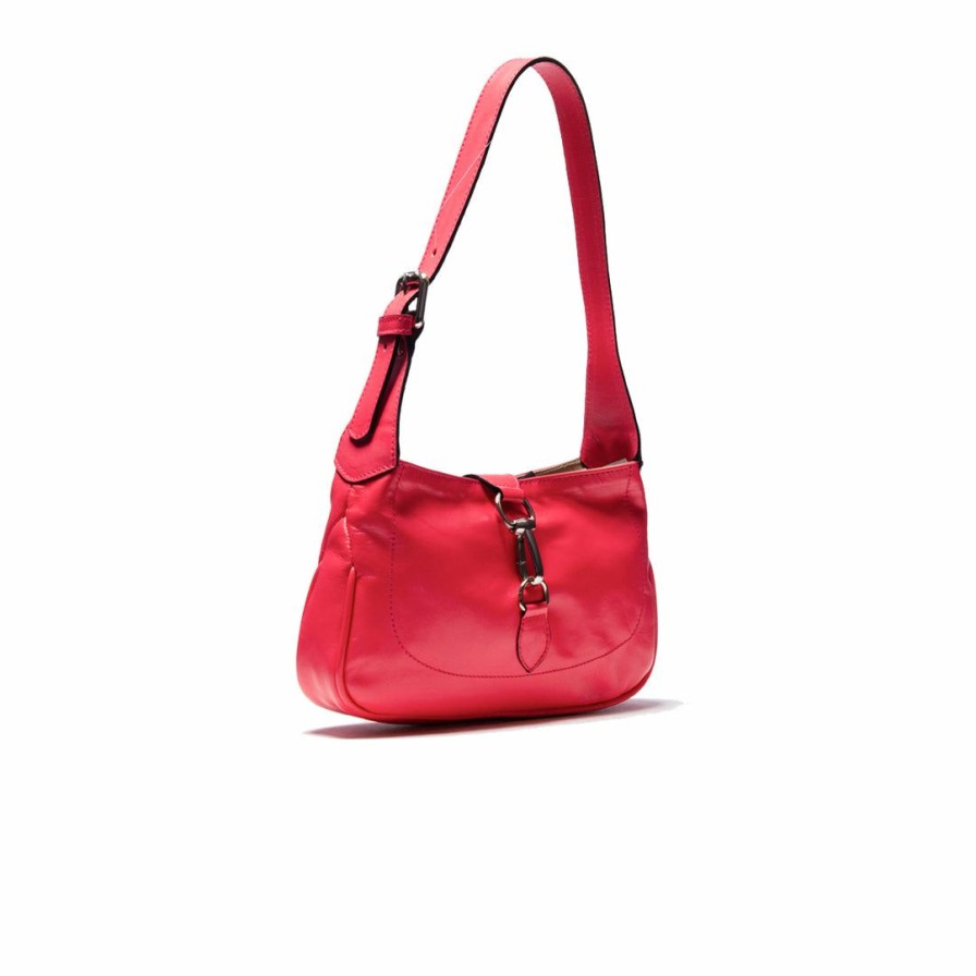 Bags L'Intervalle | L'Intervalle Mini Hedy Women Hot Pink Leather