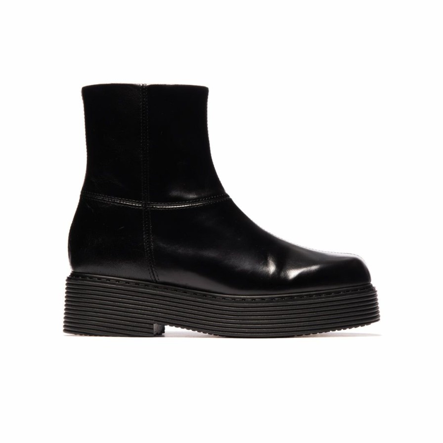 Women L'Intervalle | L'Intervalle Jackfield Women Black Leather