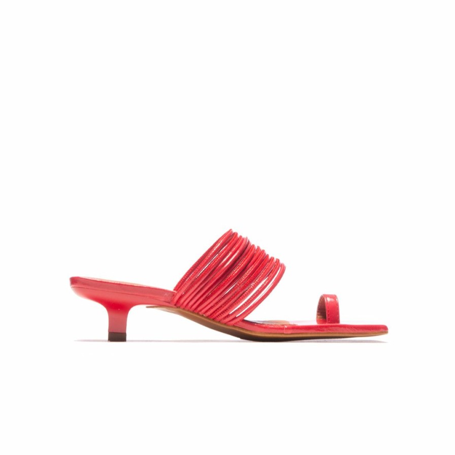 Women L'Intervalle | L'Intervalle Daquiri Red Leather