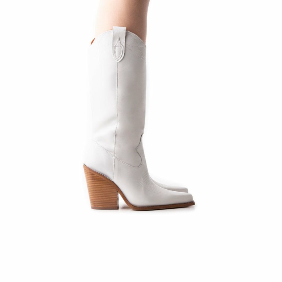 Women L'Intervalle | L'Intervalle Marlboro White Leather Women White Leather/Cuir Blanc