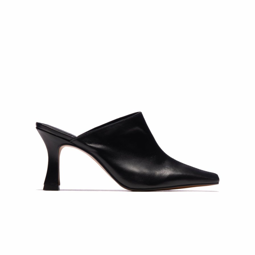 Women L'Intervalle | L'Intervalle Milos Black Leather