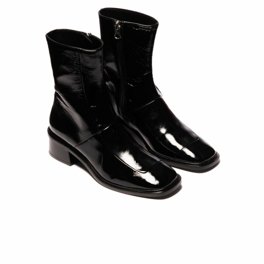 Women L'Intervalle | L'Intervalle Women Albany Black Leather