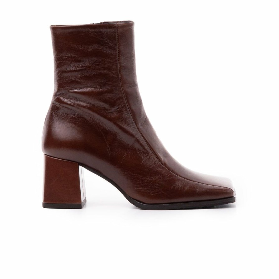 Women L'Intervalle | L'Intervalle Carlton Chestnut Leather