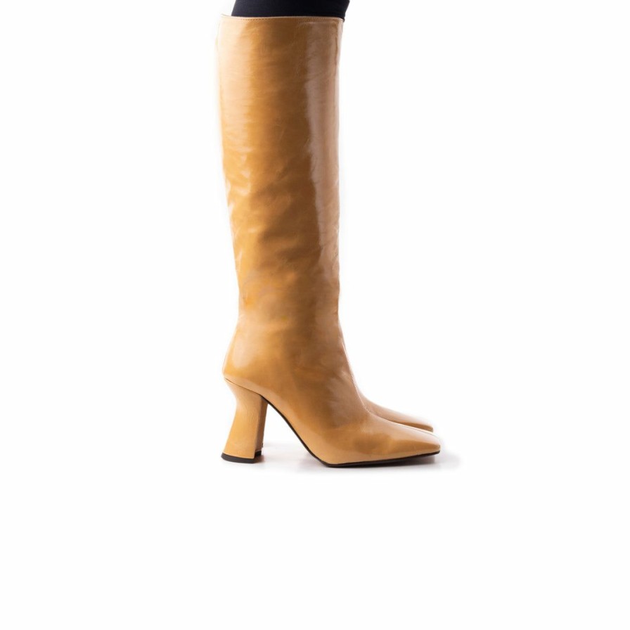 Women L'Intervalle | L'Intervalle Women Pratt Nude Leather