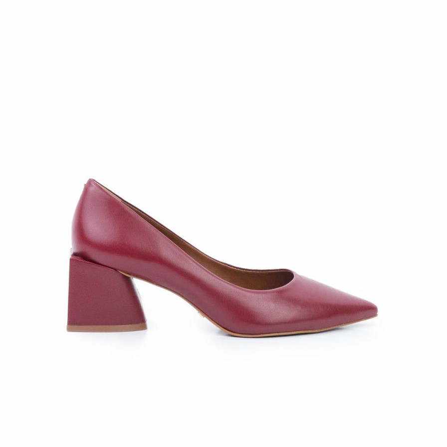 Women L'Intervalle | L'Intervalle Women Emilia Burgundy Leather