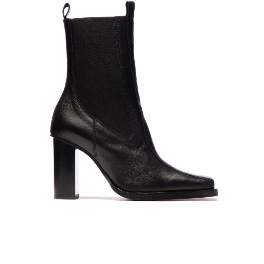 Women L'Intervalle | L'Intervalle Women Ramone Black Leather