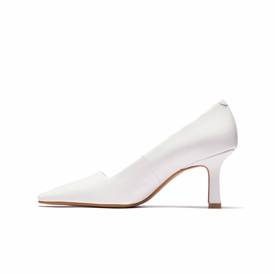 Women L'Intervalle | L'Intervalle Parissa White Leather Women