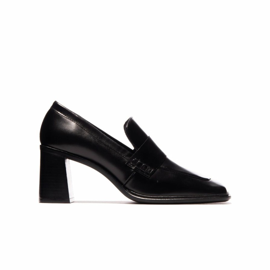 Women L'Intervalle | L'Intervalle Macduff Black Leather