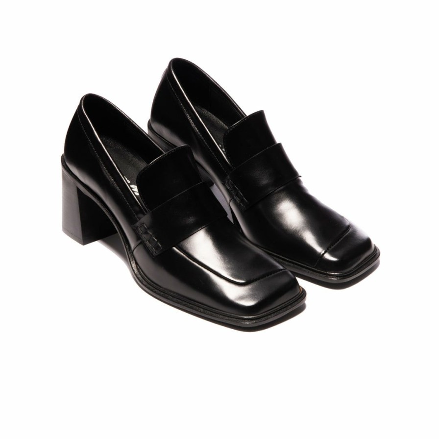 Women L'Intervalle | L'Intervalle Macduff Black Leather