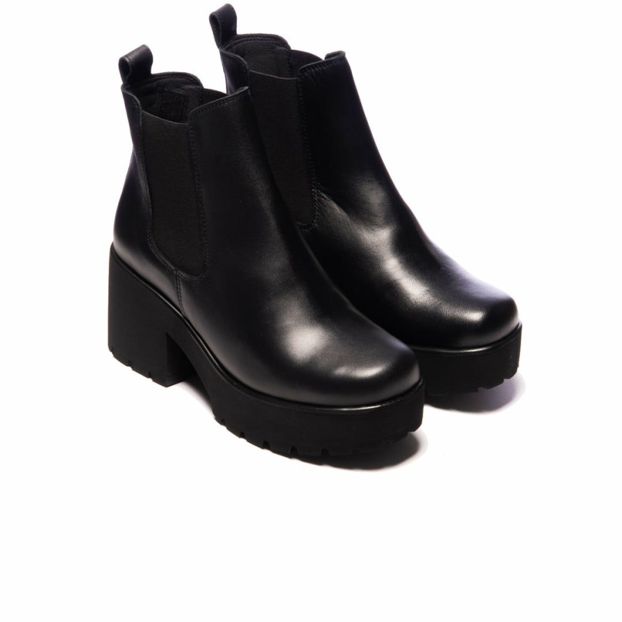 Women L'Intervalle | L'Intervalle Women Tok Black Leather