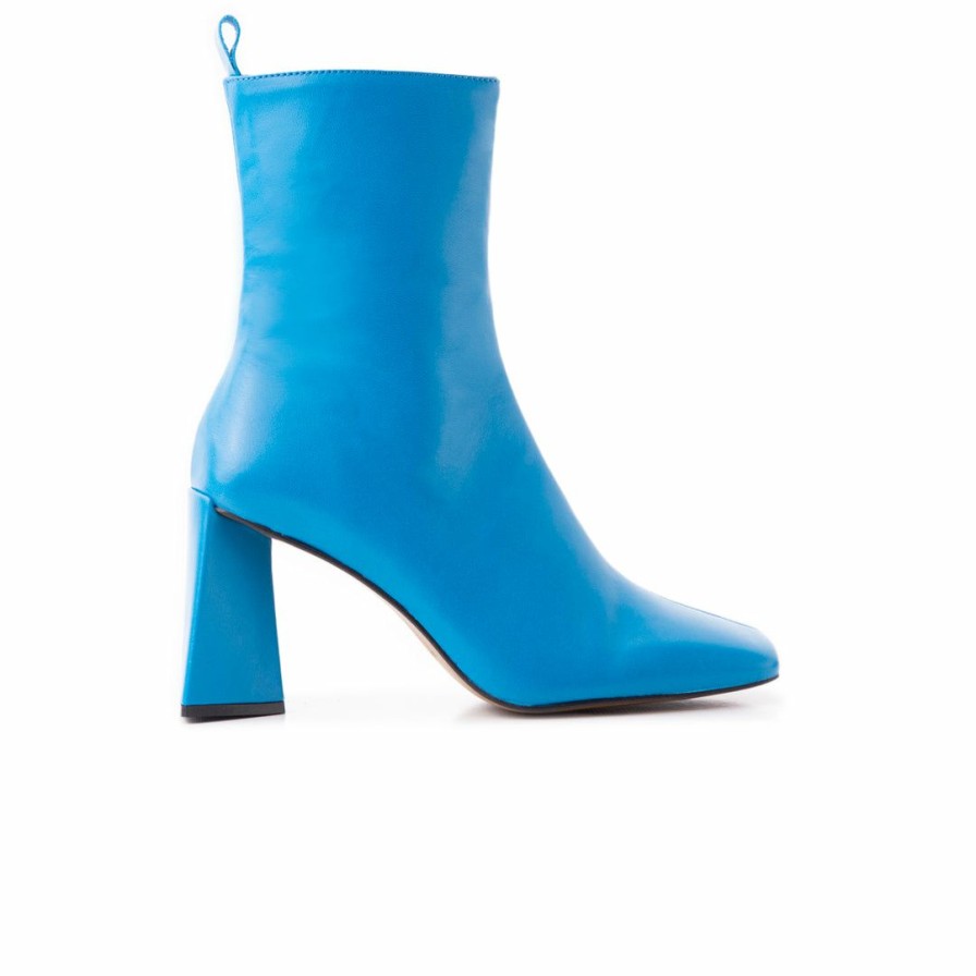 Women L'Intervalle | L'Intervalle Mannedorf Women Blue Leather