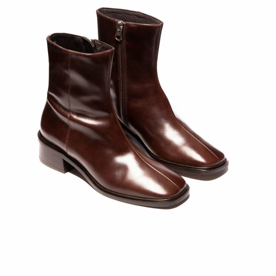 Women L'Intervalle | L'Intervalle Women Dubbo Brown Leather