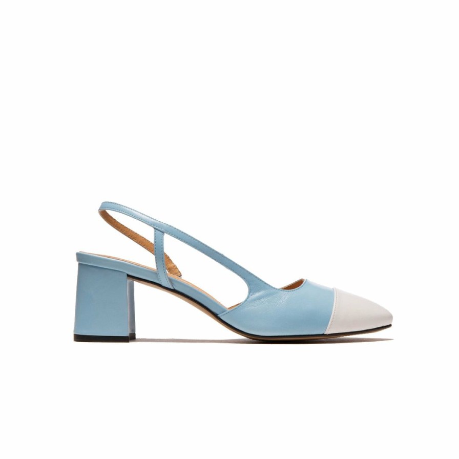 Women L'Intervalle | L'Intervalle Women Palar Light Blue Leather