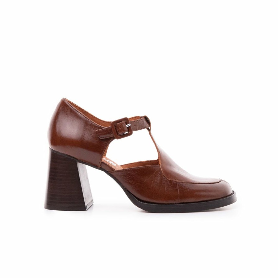 Women L'Intervalle | L'Intervalle Carnac Chestnut Leather