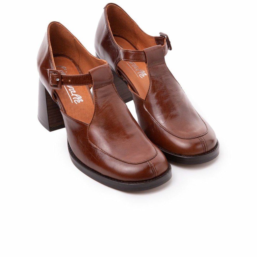 Women L'Intervalle | L'Intervalle Carnac Chestnut Leather