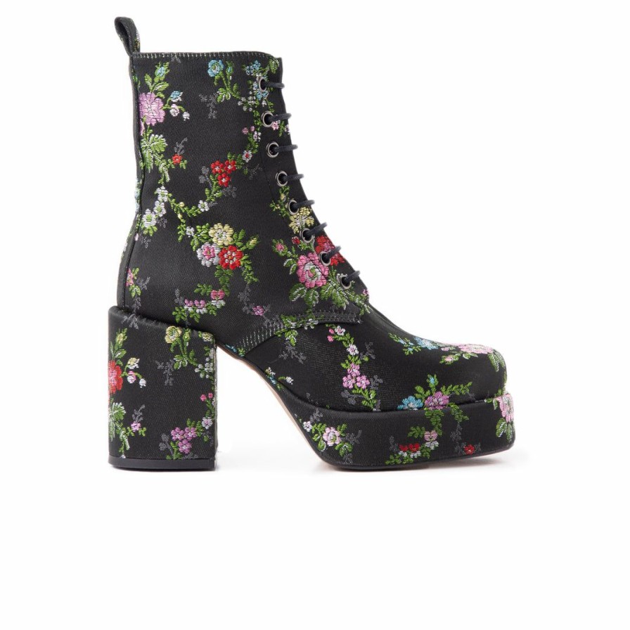 Women L'Intervalle | L'Intervalle Fairchild Black Floral Fabric