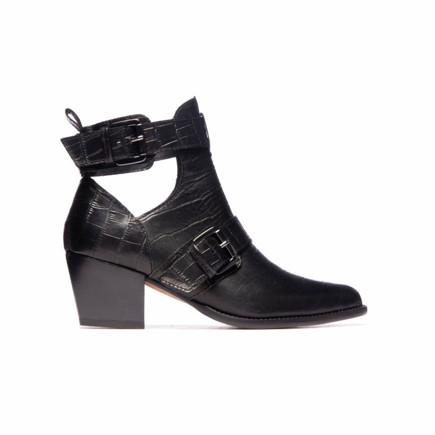 Women L'Intervalle | L'Intervalle Women Meadow Black Croco