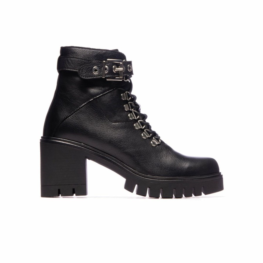 Women L'Intervalle | L'Intervalle Harris Black Leather Women