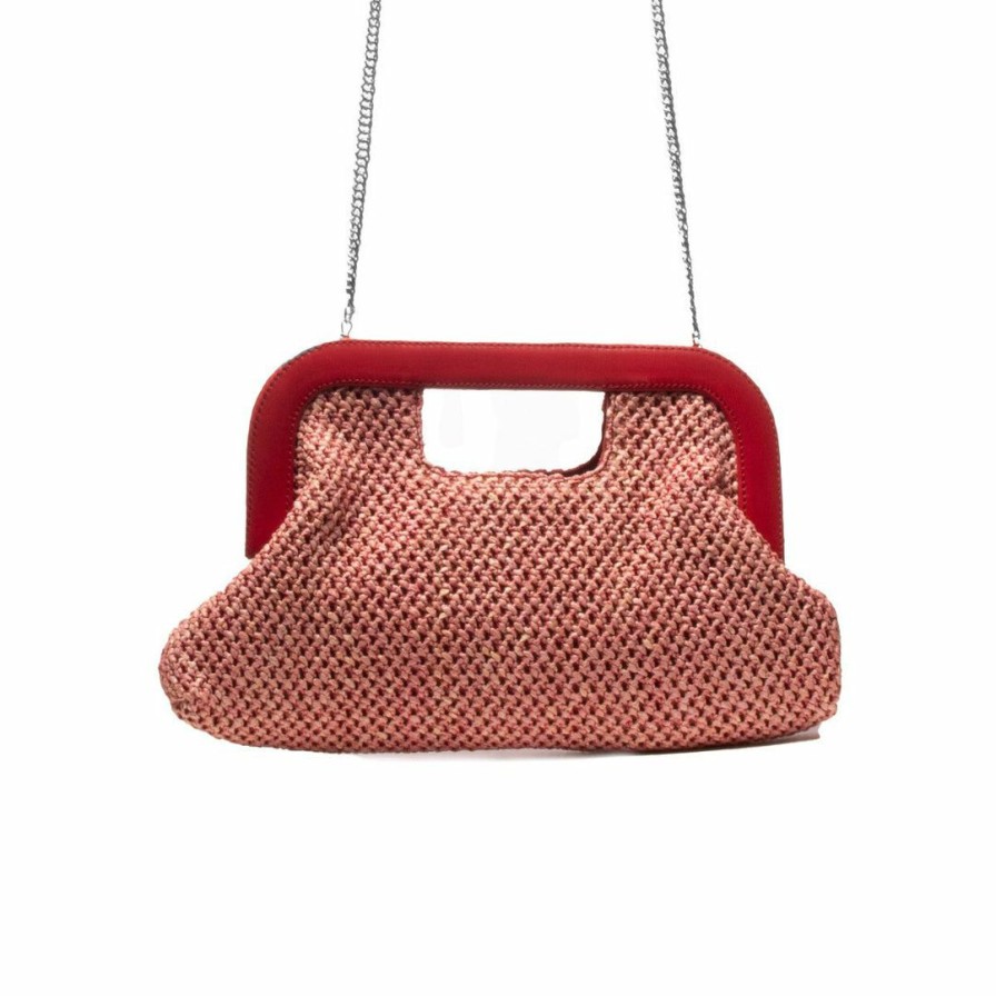 Bags L'Intervalle | L'Intervalle Saint Strawberry Leather