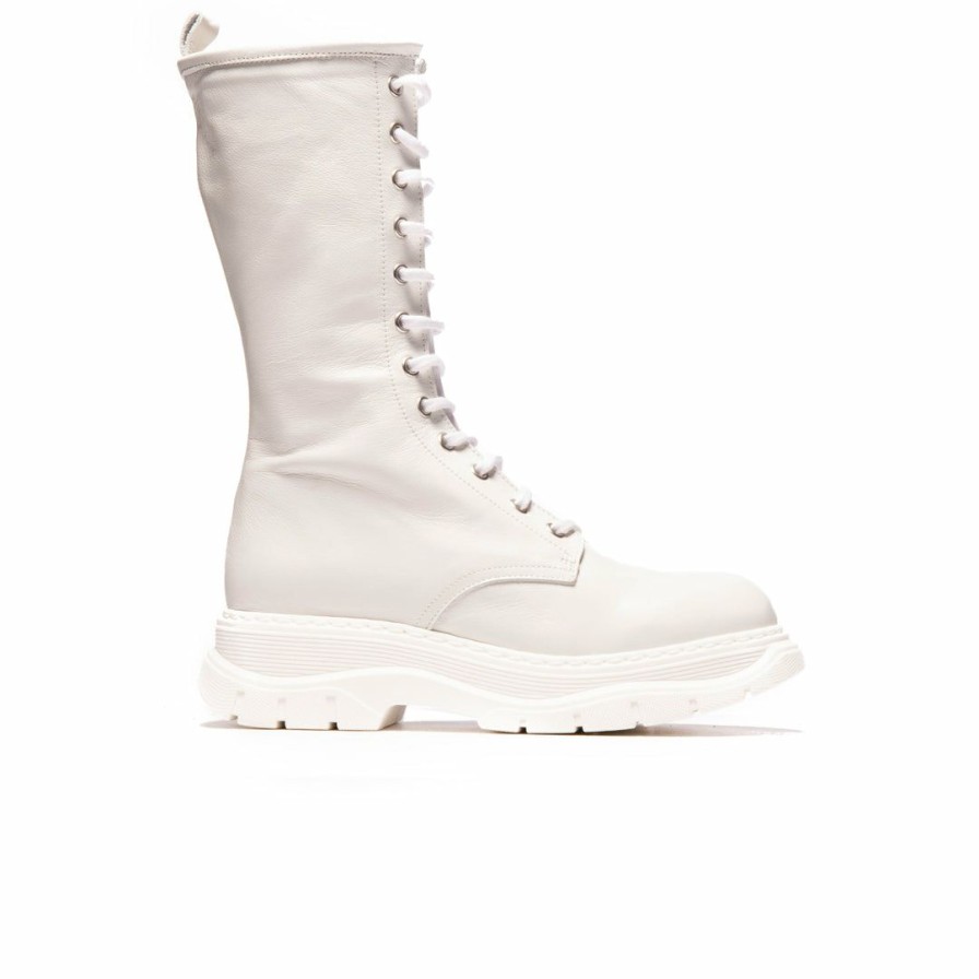 Women L'Intervalle | L'Intervalle Curtis White Leather