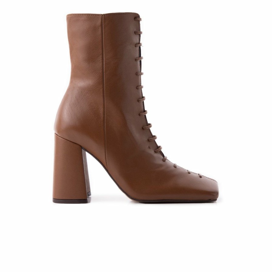 Women L'Intervalle | L'Intervalle Women Graham Cognac Leather