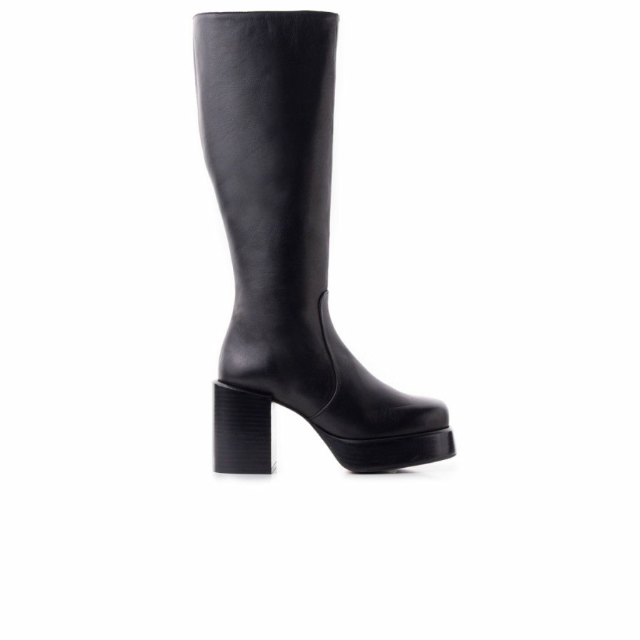 Women L'Intervalle | L'Intervalle Earl Women Black Leather