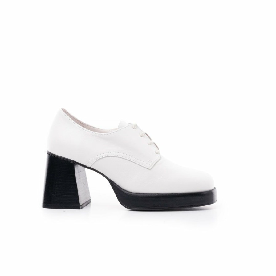 Women L'Intervalle | L'Intervalle Women Sevres White Leather