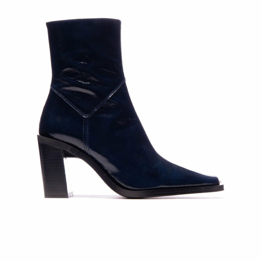 Women L'Intervalle | L'Intervalle Grant Navy Leather