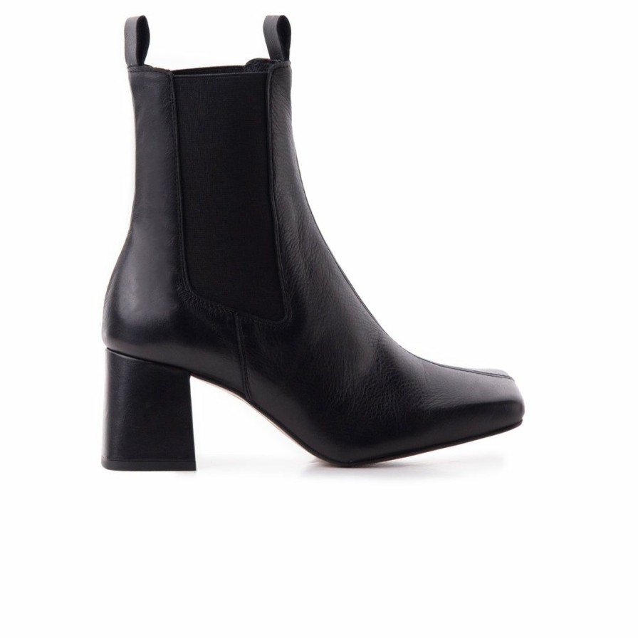 Women L'Intervalle | L'Intervalle Women Belvedere Black Leather