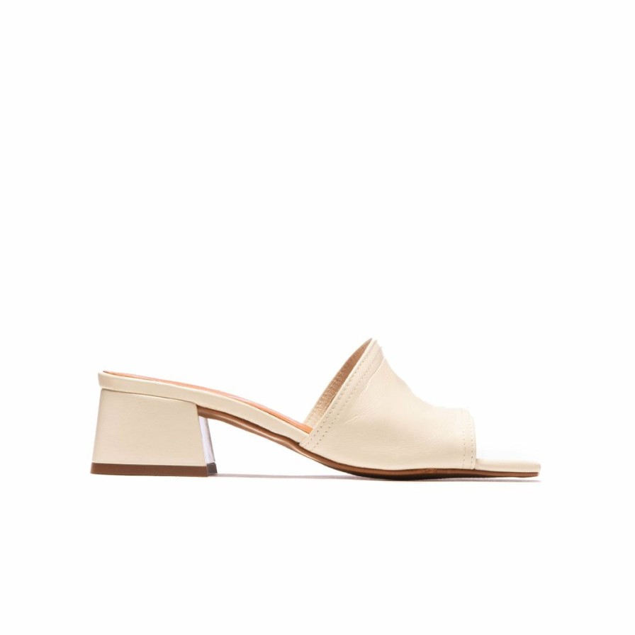 Women L'Intervalle | L'Intervalle Dannie Off White Leather