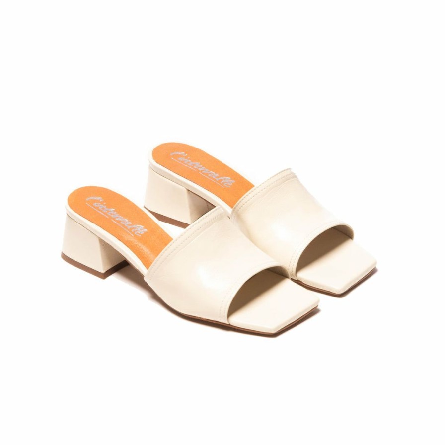 Women L'Intervalle | L'Intervalle Dannie Off White Leather