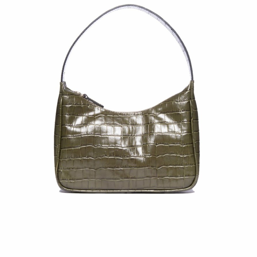 Bags L'Intervalle | L'Intervalle Bags City Khaki Croco