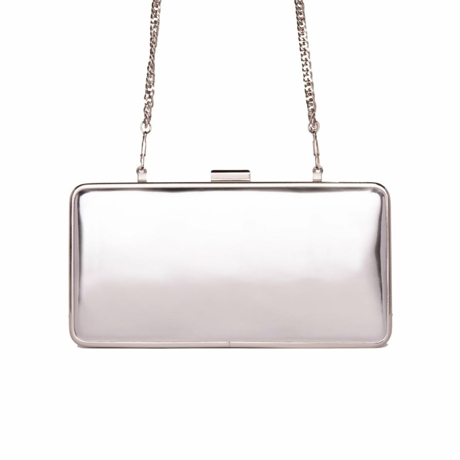 Bags L'Intervalle | L'Intervalle Theodore Silver Mirror Clutch Women