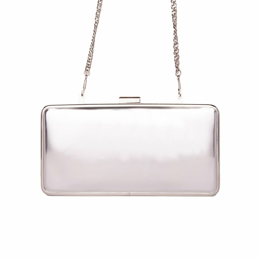 Bags L'Intervalle | L'Intervalle Theodore Silver Mirror Clutch Women