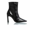 Women L'Intervalle | L'Intervalle Lyon Black Naplack Leather Ankle Boots Women