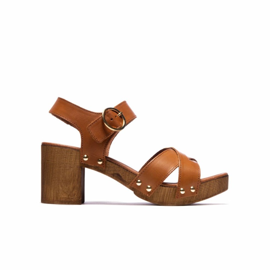 Women L'Intervalle | L'Intervalle Damali Tan Leather Women