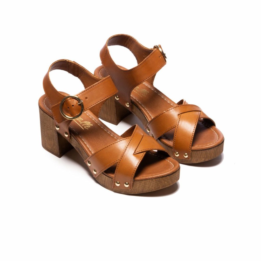 Women L'Intervalle | L'Intervalle Damali Tan Leather Women