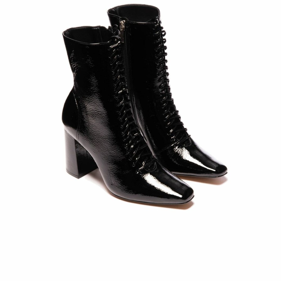 Women L'Intervalle | L'Intervalle Primrose Black Naplack