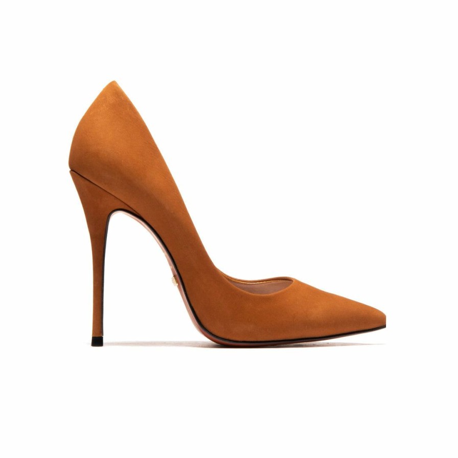 Women L'Intervalle | L'Intervalle Teeva Women Caramel Nubuck