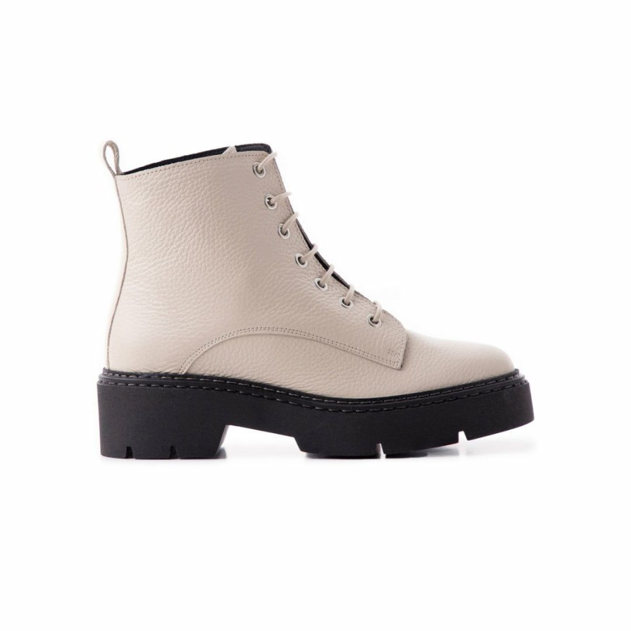 Women L'Intervalle | L'Intervalle Women Springfield Off White Leather