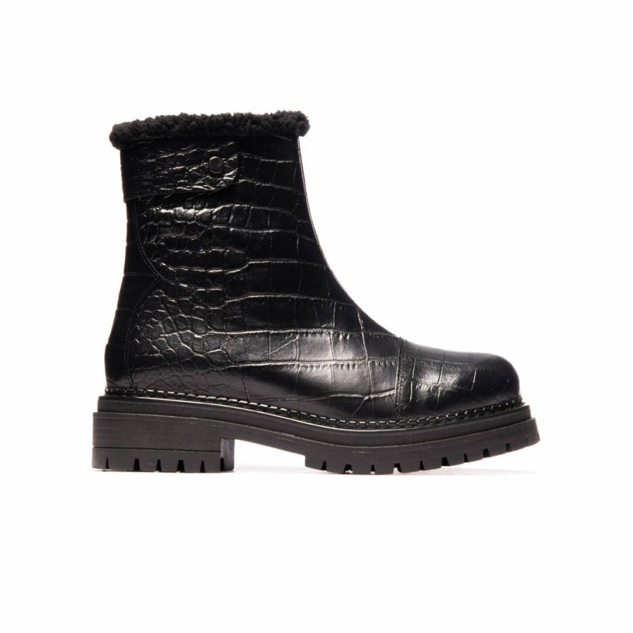 Women L'Intervalle | L'Intervalle Women Doc Black Croco