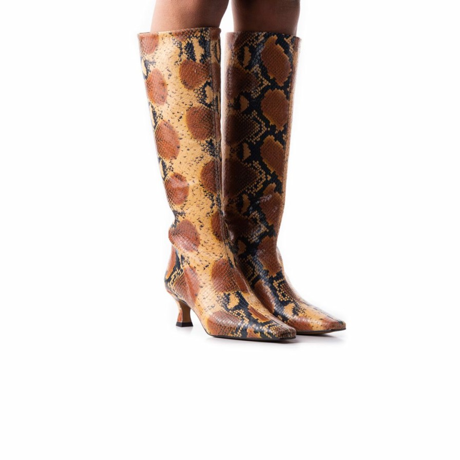 Women L'Intervalle | L'Intervalle Murray Women Multi Honey Snake