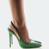 Women L'Intervalle | L'Intervalle Retsina Green Leather Green Leather/Cuir Vert