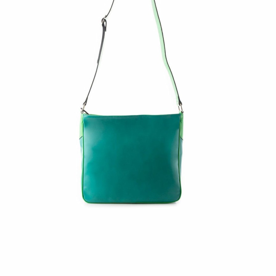 Bags L'Intervalle | L'Intervalle Voila Green Leather Green Leather/Cuir Vert