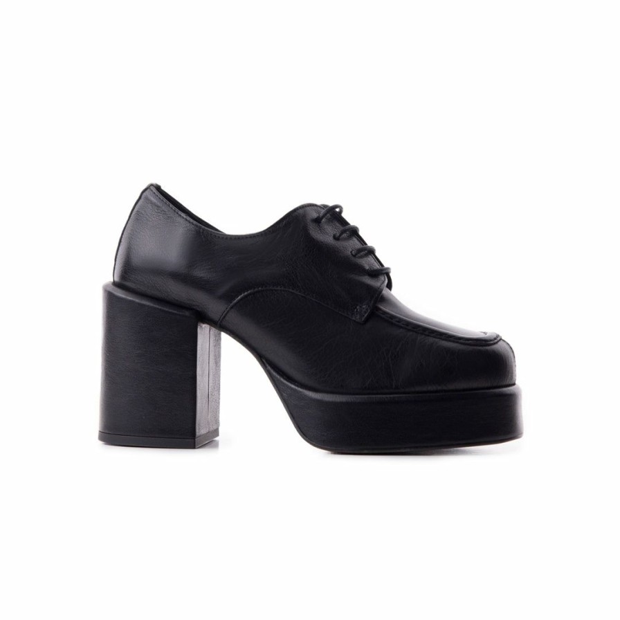 Women L'Intervalle | L'Intervalle Laurent Women Black Leather