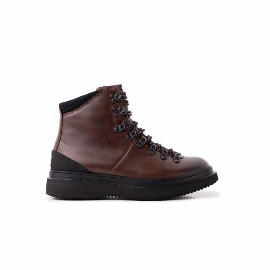 Women L'Intervalle | L'Intervalle Men Zeus Brown Leather