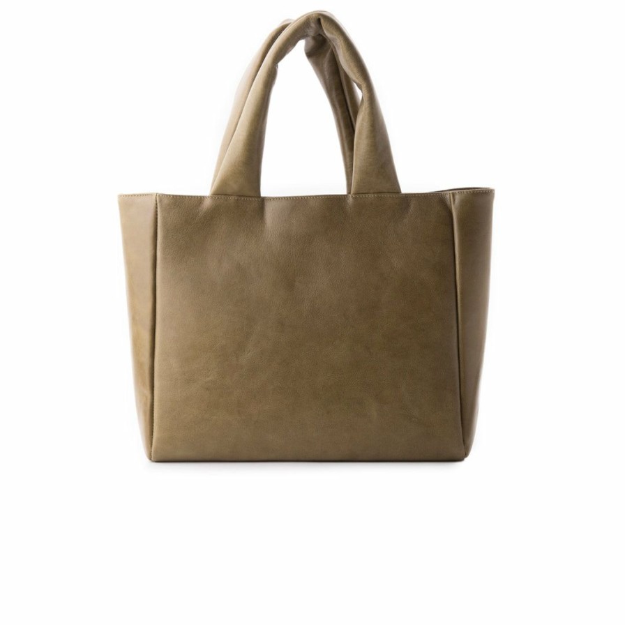 Bags L'Intervalle | L'Intervalle Women Sublime Khaki Leather Khaki Leather/Kaki Cuir