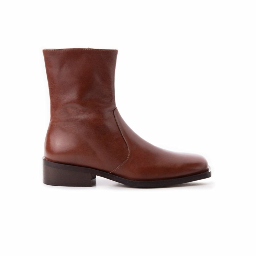 Women L'Intervalle | L'Intervalle Women Fargo Tan Leather