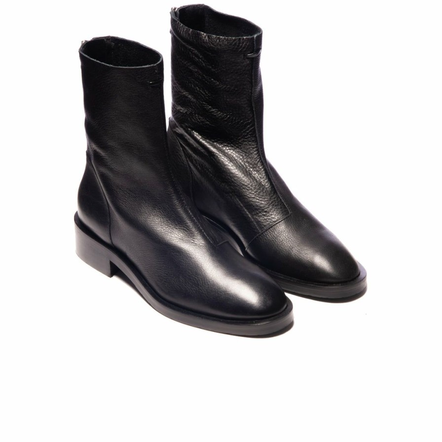 Women L'Intervalle | L'Intervalle Delancy Black Leather